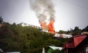 Incendio afectó a dos viviendas en Maicolpue